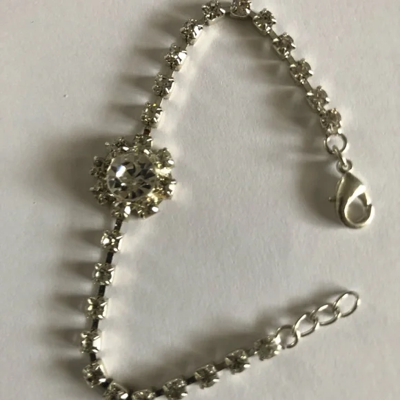 Vintage Silver Tone Cocktail Bracelet - Picture 9 of 14